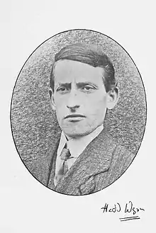 Ellis Humphrey Evans, c.1910.  Frontispiece in Cerddi'r Bugail (1918)