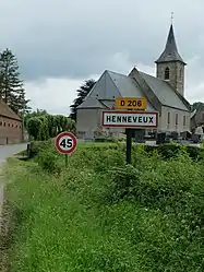 The church of Henneveux