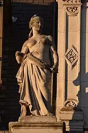 South façade architecture by Henri-Charles Maniglier