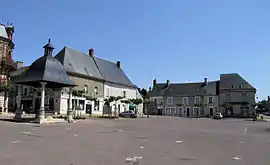 The main square in Henrichemont