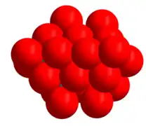 Heptamolybdate with space filling oxygen atoms