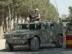 An URO VAMTAC S3 of the Spanish Army in Herat, Afghanistan, in 2005