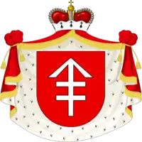 Original arms of the Princes Sapieha