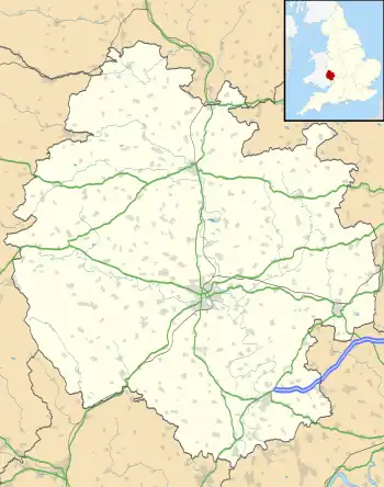 Kinnersley is located in Herefordshire