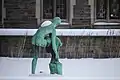 A statue of the Greek god Hermes at Hart House, Toronto