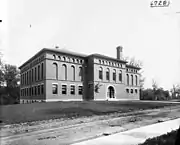 Exterior of Herron Gymnasium circa 1905