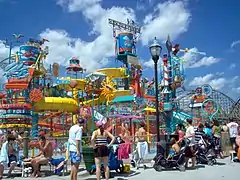 Hersheypark's boardwalk