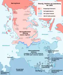 Duchies of Schleswig, Holstein and Lauenburg before 1864