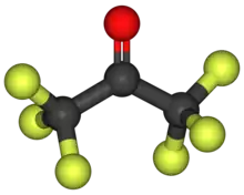 Hexafluoropropanone 3D structure