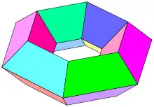 Toroidal polyhedron