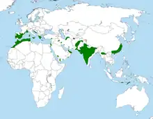 Map of range