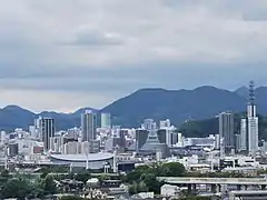 Skyline of Shizuoka City (2021)