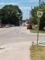 Highway 26 facing north through Meaford