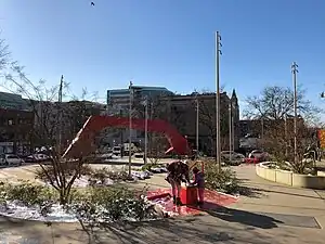 Facing southwest through new gate (Feb 2019)