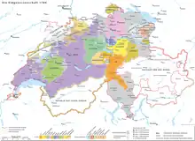 Switzerland in the 18th century.