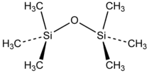 Stereo structural formula of hexamethyldisiloxane