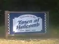 Sign on Mississippi Highway 8 indicating the founding date of the community