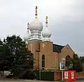 The Holy Virgin Russian Orthodox Church, built in 1920, located at 214 Mansfield Boulevard.