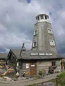 The Salty Dawg Saloon in Homer, Alaska. Built in 1897.