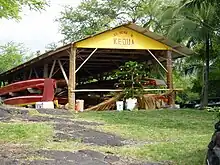 Canoe Hale at Honaunau Bay