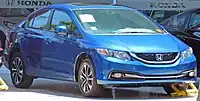 2014 Honda Civic EX-L sedan (Chile; facelift)