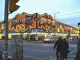 Honest Ed's, in Toronto's Annex neighborhood's "Mirvish Village".