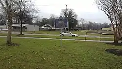 Mississippi Blues Trail marker for David "Honeyboy" Edwards in Shaw