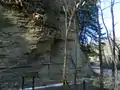 Honeycomb Rock, a rock formation in Pine Hills Nature Preserve