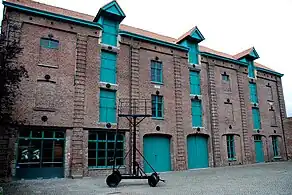 An old warehouse at the hop museum