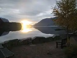 View of the lake Hornindalsvatnet