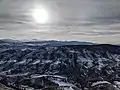 Top of Horsetooth Mountain facing West to the Rocky Mountains.