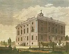 President's House in Philadelphia (built in the 1790s), was not used by any president after the presidential mansion, known as the White House, was moved from Philadelphia to the new national capital of Washington, D.C.