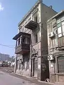 House, where Abbas Mirza Sharifzadehn lived. Mirza Agha Aliyev Street 115 (built in 1910)