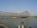 Howrah Bridge in India, a cantilever bridge