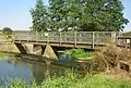 Hoxne weir footbridge