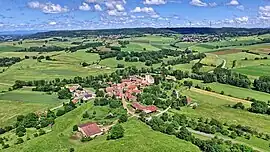 An aerial view of Huanne