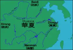 Non-Hans peoples on the outskirts of the Zhou dynasty.