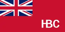 Hudson's Bay Company corporate flag, 1801–1965