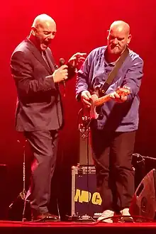 Hue and Cry performing at the Floral Pavilion, Wallasey, Merseyside in November 2023.  Photograph by Andrew D. Hurley.