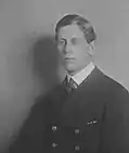 Portrait of Hugh Popham in uniform