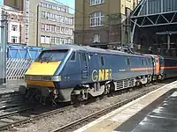 91101 "City of London" at King's Cross in July 2007.