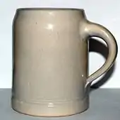 Common half-litre Humpen or beer mug