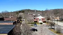 The courthouse square in Huntsville