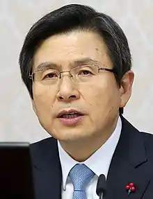 The Acting President Hwang Kyo-ahn(served: 2016–2017)