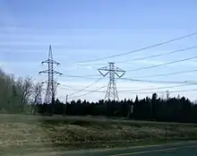 Hydro-Québec high tension lines