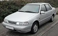 Hyundai Pony GLS sedan (Germany)