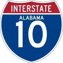 Interstate 10 marker