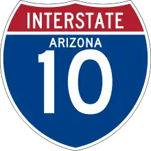 Interstate 10 marker