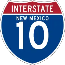 Interstate 10 marker