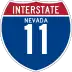 Interstate 11 marker